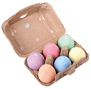 VAJKO Sada 6 barevných kříd v designu vajíček - reklamní předměty